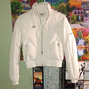 White Women's Guess Jacket